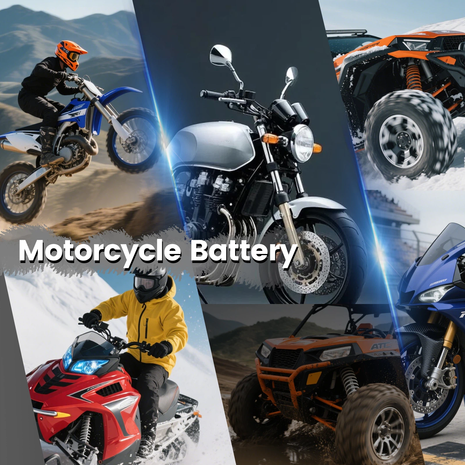 YTX12 12AH 12V AGM Motorcycle Battery