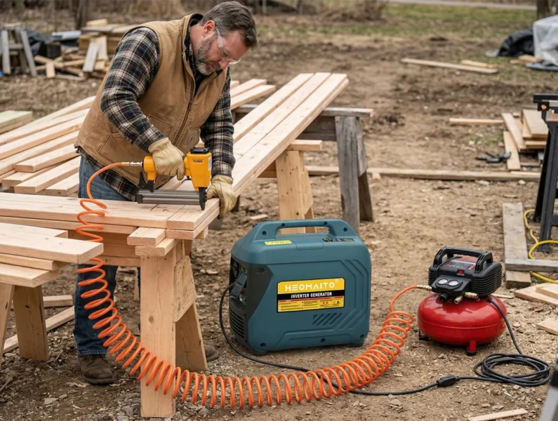 Heomaito: motorcycle batteries, inverter generators, and nail guns